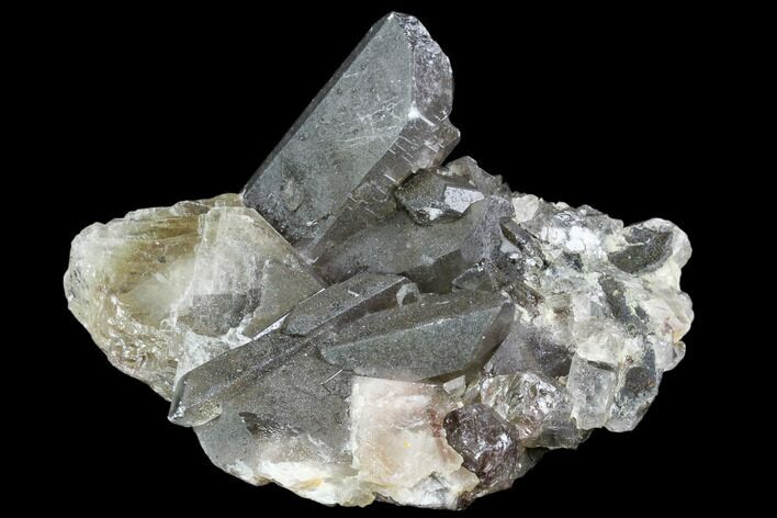 Tabular, Yellow-Brown Barite Crystal Cluster - Morocco #109910